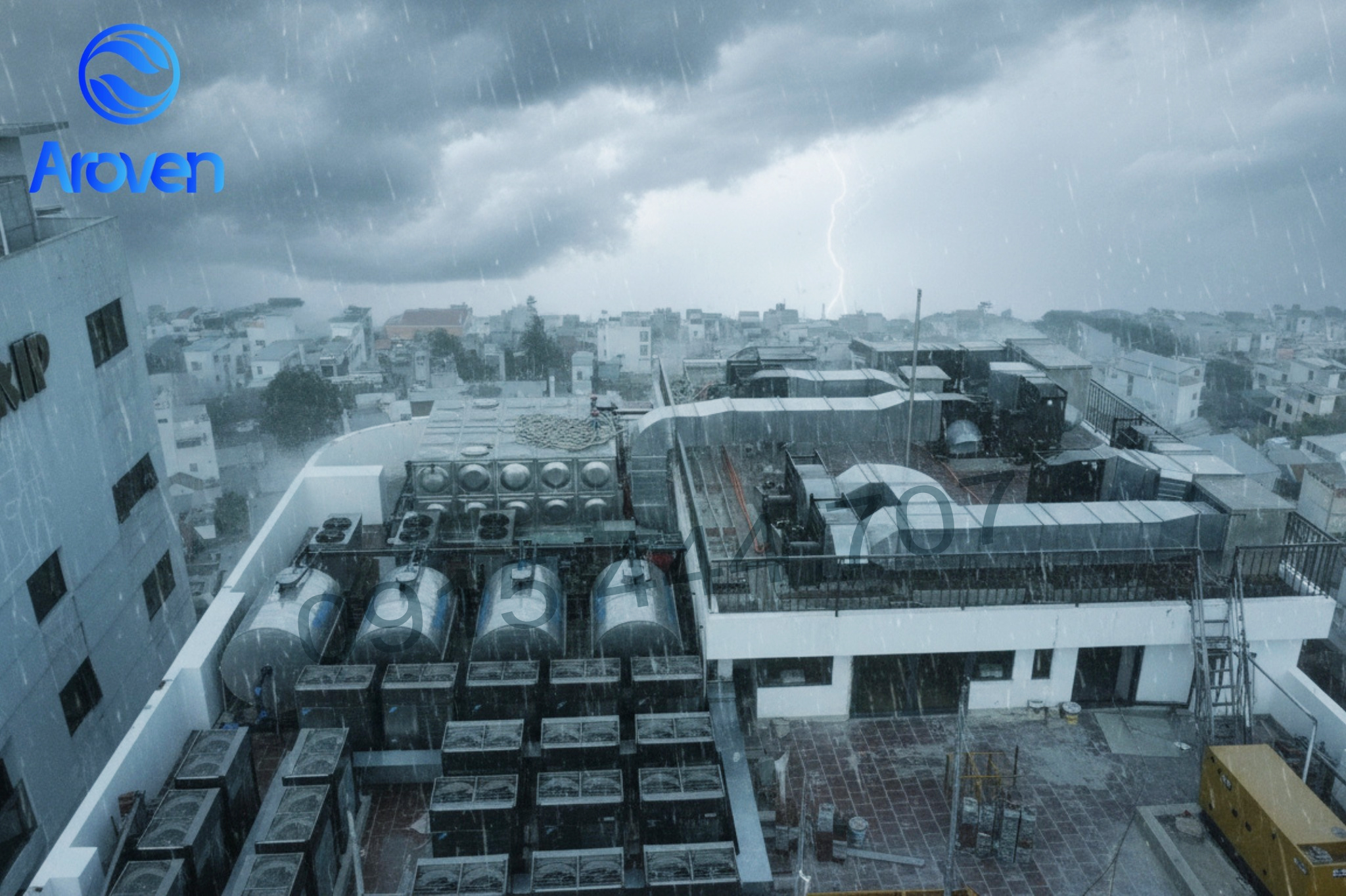 Aroven Đừng để mùa mưa làm “tê liệt” hệ thống HVAC