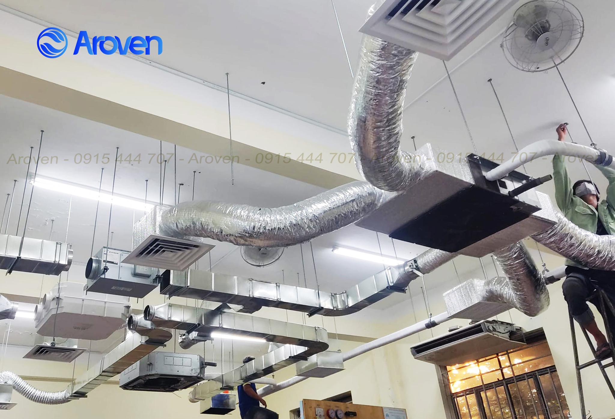 Aroven cải tạo hệ thống điều hòa không khí và thông gió