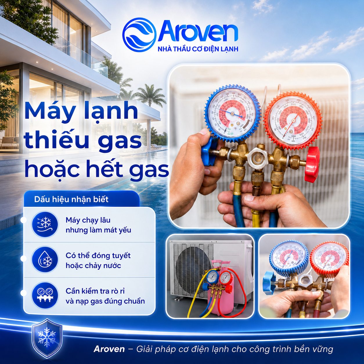 Aroven - Cách xử lý khi máy lạnh không lạnh