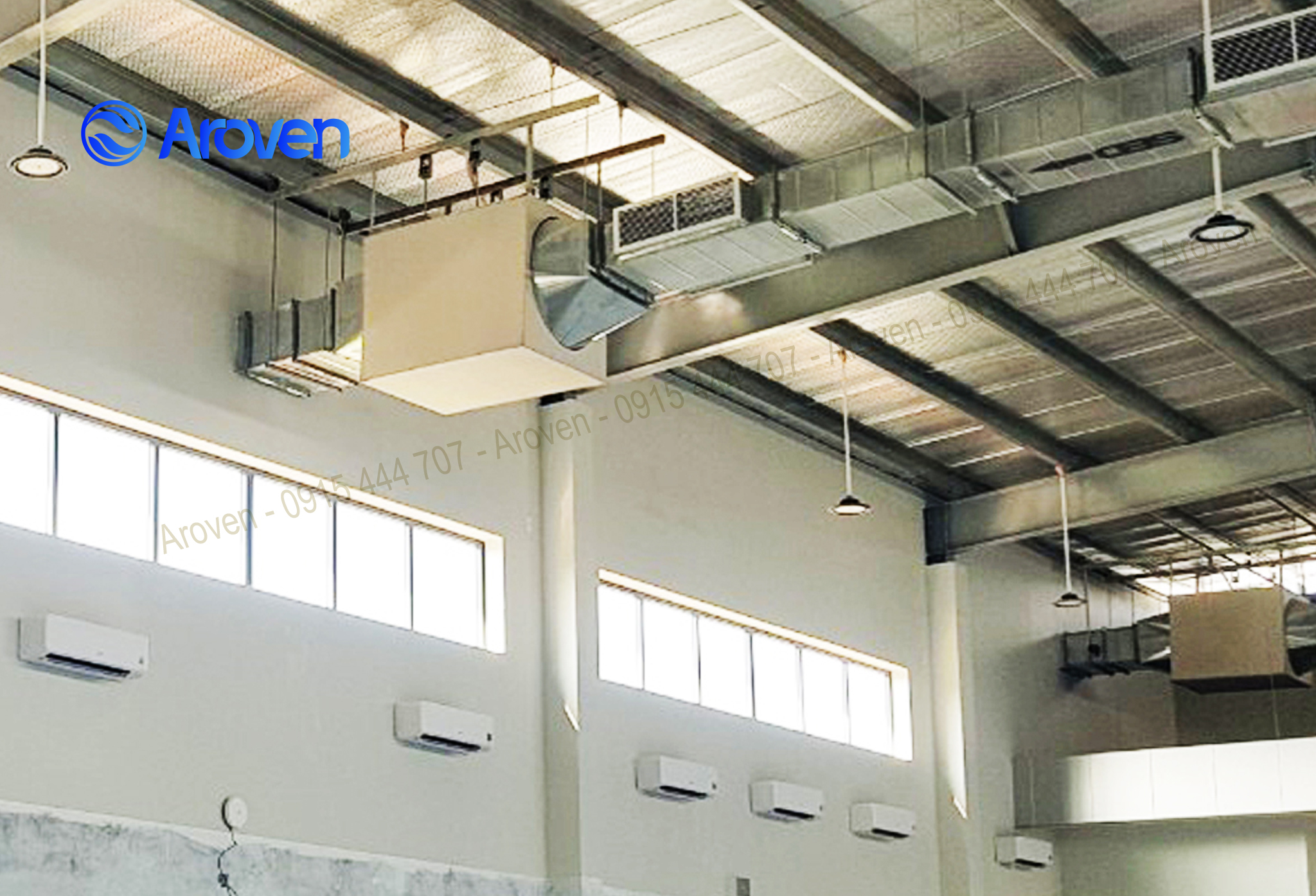 Aroven chuyên thiết kế và thi công hệ thống thông gió cho mọi công trình