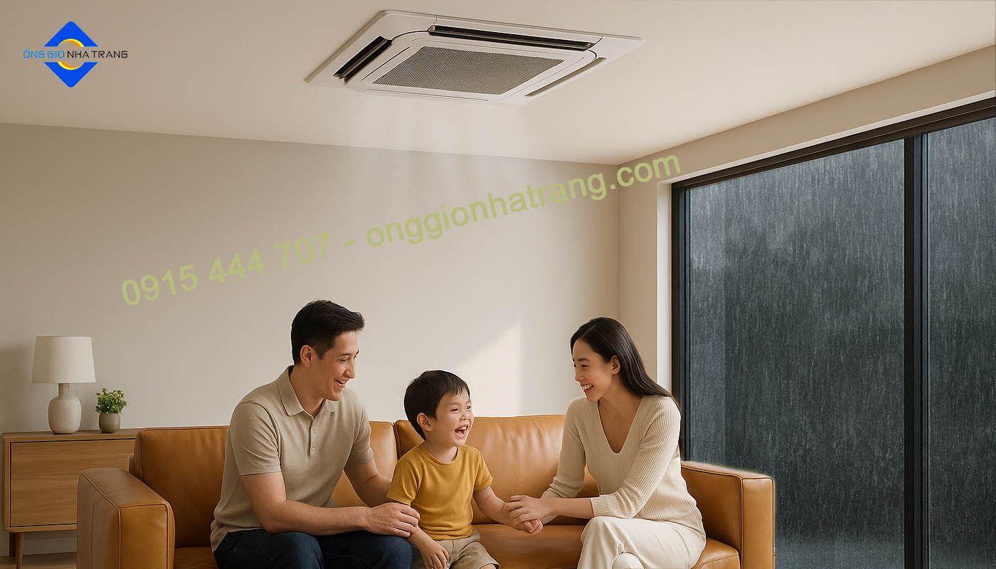 Máy lạnh âm trần có phù hợp cho nhà có trẻ nhỏ