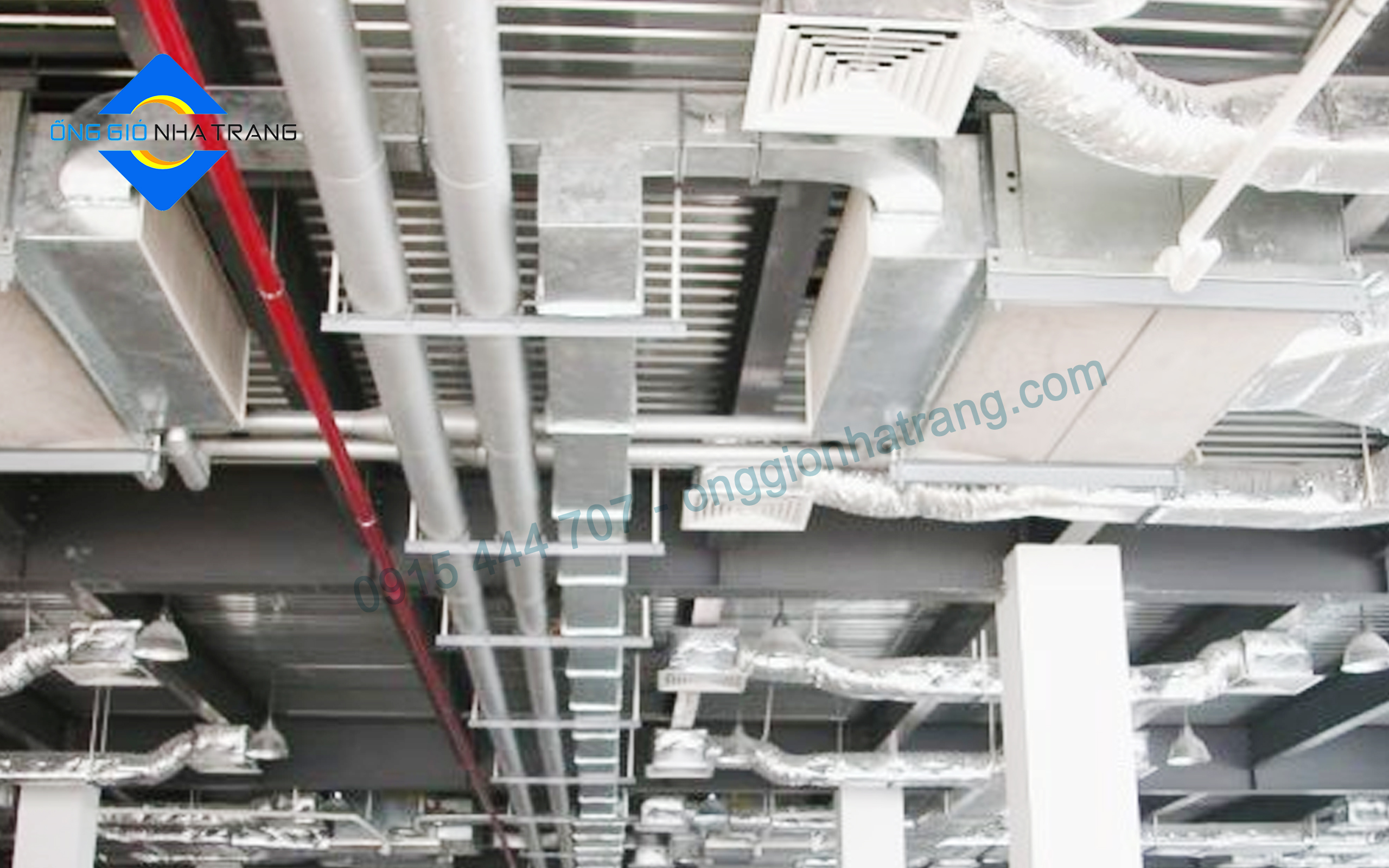 ONG GIO NHA TRANG Thiet ke thi cong dieu hoa nha xuong