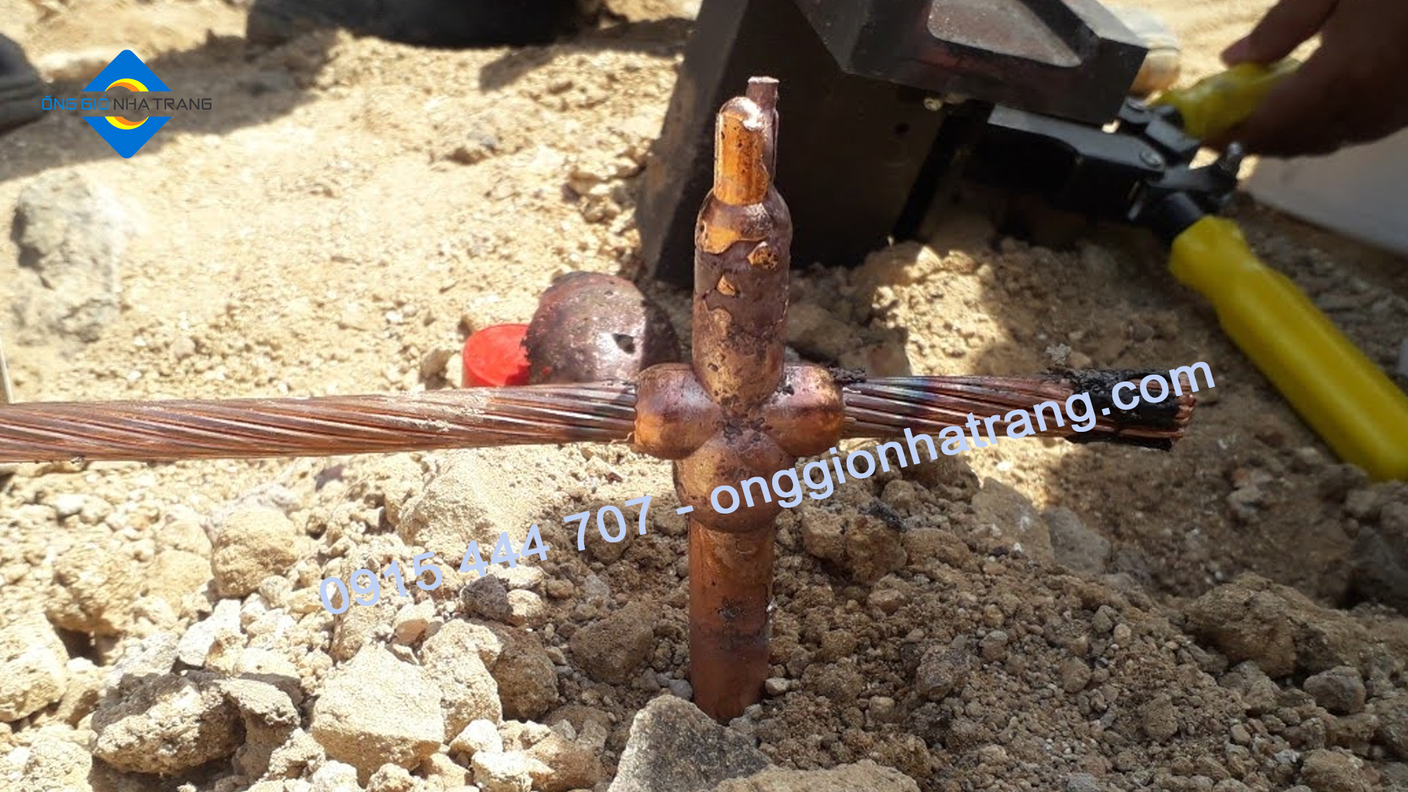 Ống Gió Nha Trang thi công hệ thống chống sét cho công trình