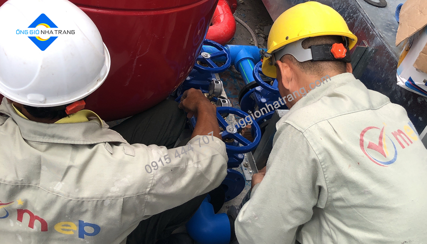 Ống Gió Nha Trang thi công, lắp đặt, bảo trì hệ thống cấp nước