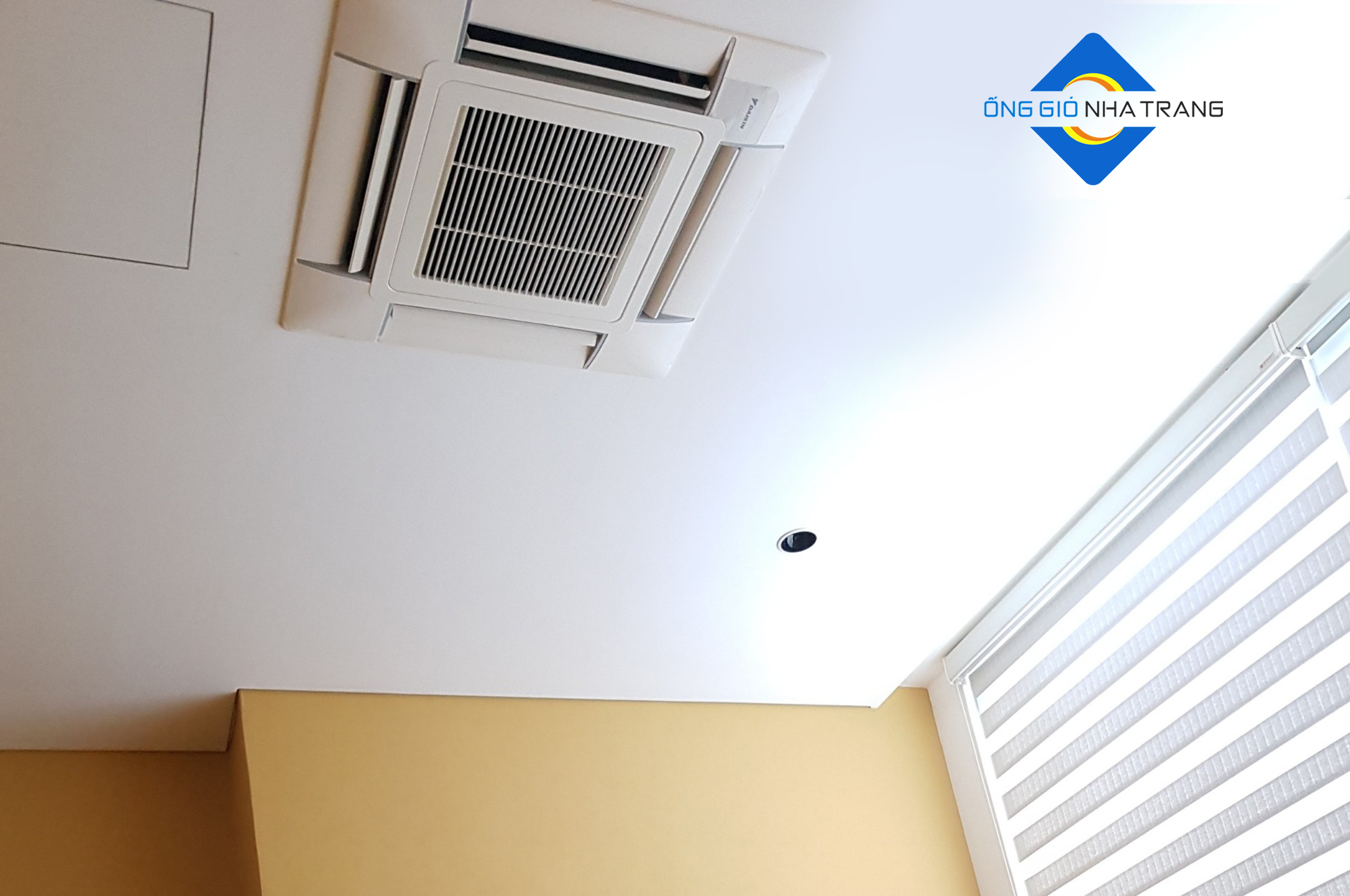 Ống Gió Nha Trang thi công lắp đặt hệ thống máy lạnh cho Trường