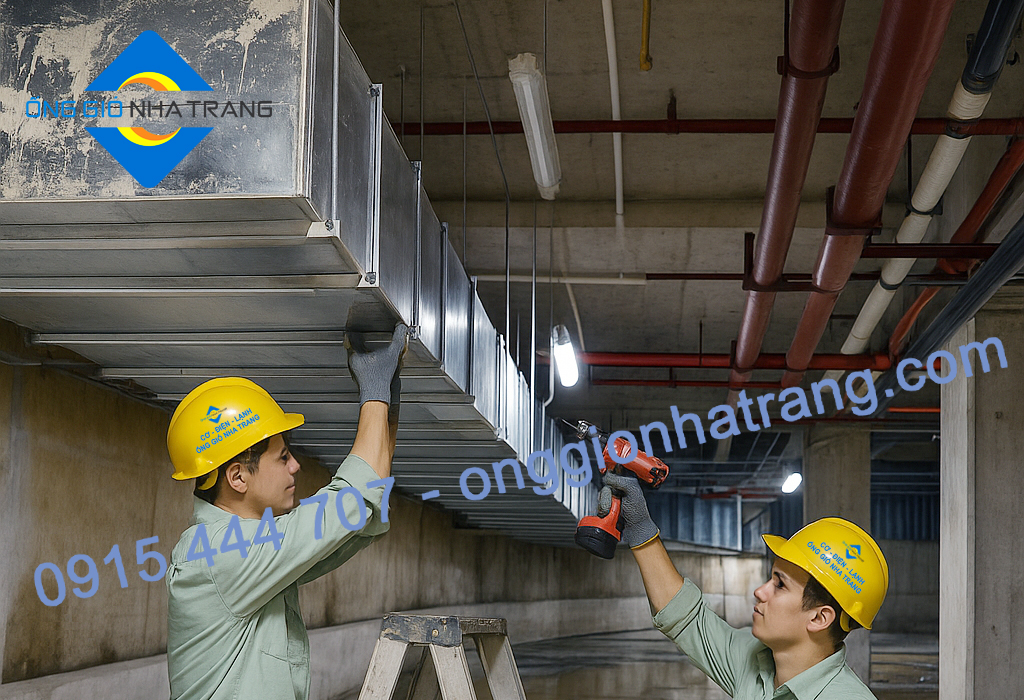 Ống Gió Nha Trang tư vấn thiết kế, thi công, lắp đặt hệ thống thông gió Cơ Điện Lạnh HVAC cho mọi công trình Ống Gió Nha Trang tư vấn thiết kế, thi công, lắp đặt hệ thống thông gió Cơ Điện Lạnh HVAC cho mọi công trình