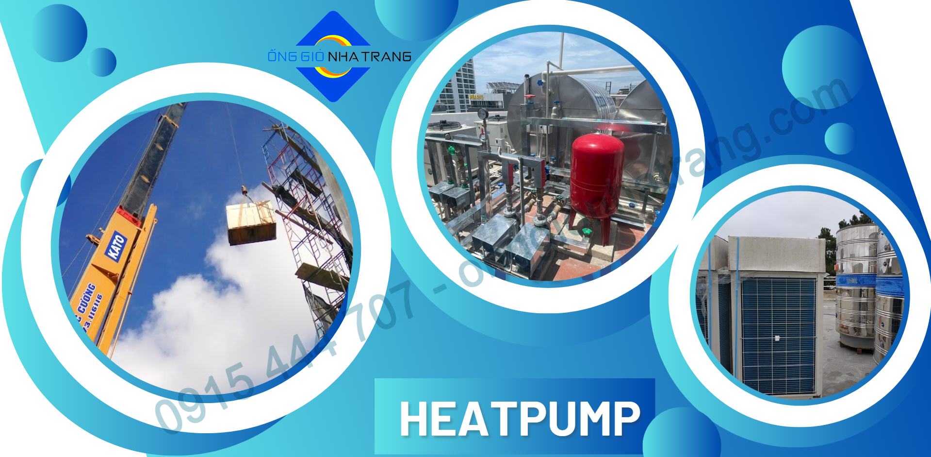 Tư vấn, thiết kế, thi công, lắp đặt hệ thống Heatpump cùng Ống Gió Nha Trang Tư vấn, thiết kế, thi công, lắp đặt hệ thống Heatpump cùng Ống Gió Nha Trang